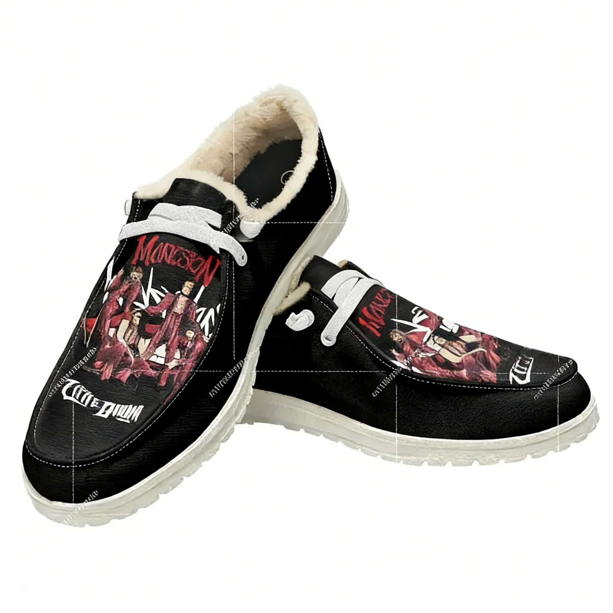 Oxford Lace Up Women - ロックバンドマネスキンカジュアルシューズフラットシューズヒップホップメンズレディース通気性カジュアルアウトドア軽量履物カスタムメイド靴