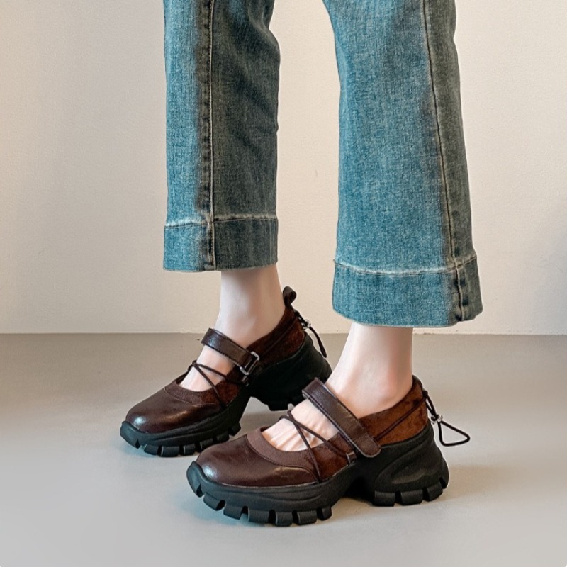 Women Shoes Sandals - 新しいレトロバレエメリージェーンシューズファッションソフトソールブランド女性のスニーカーとカジュアルシューズ女性のサンダルザパティージャスデムジェ