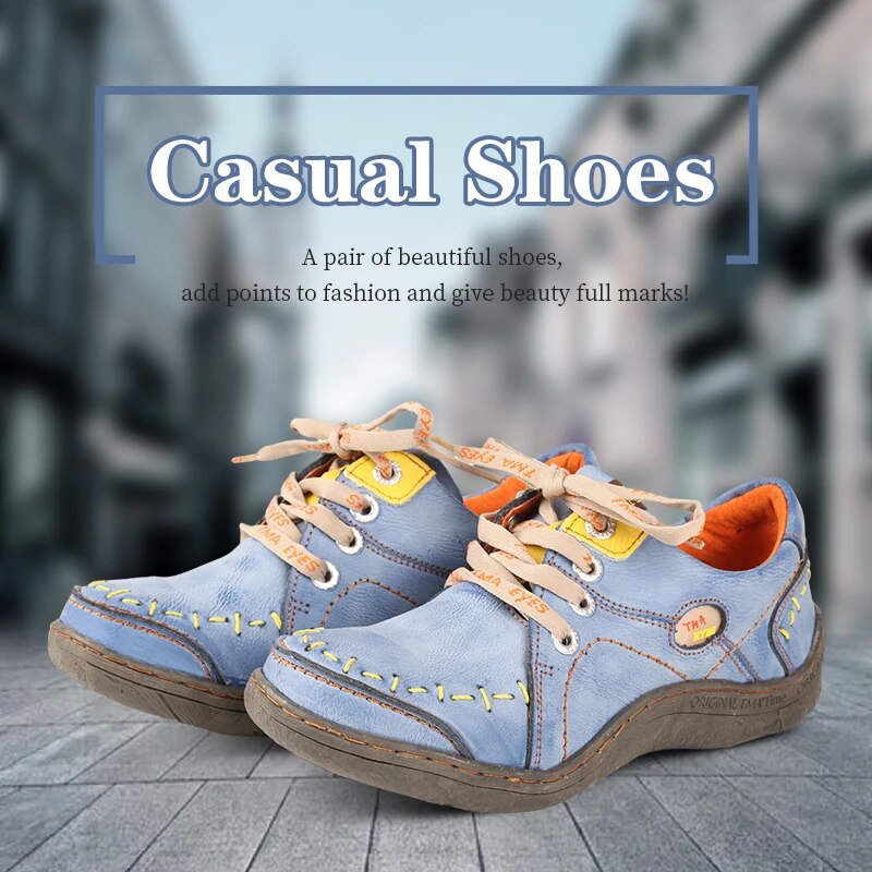 Women Shoes Ysl - TMAアイズ-女性用手縫いレザースニーカー、軽量フラットデザインシューズ、秋のシーズン