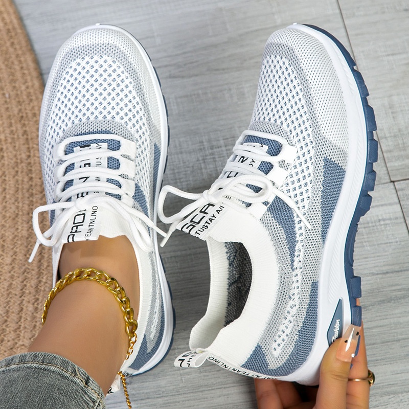 Women Shoes Running - 女性の靴ファッションカジュアルメッシュスニーカーアウトドアスポーツ通気性のある快適なランニングシューズ女性用靴