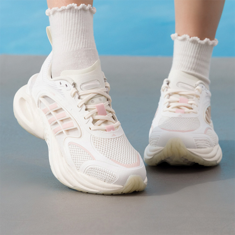 Women'S Shoes Pink Adidas - アディダス オフホワイト ピンク カムブリーズ チャンキー プラットフォーム