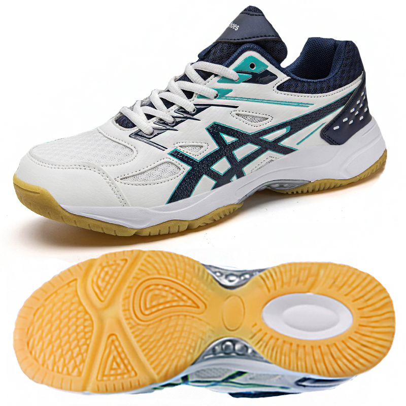 Women'S Shoes Volleyball - 新しい男性スポーツシューズメンズバドミントンシューズ軽量バレーボールスニーカー男性レースアップ通気性バドミントンメンズスニーカー 36-44