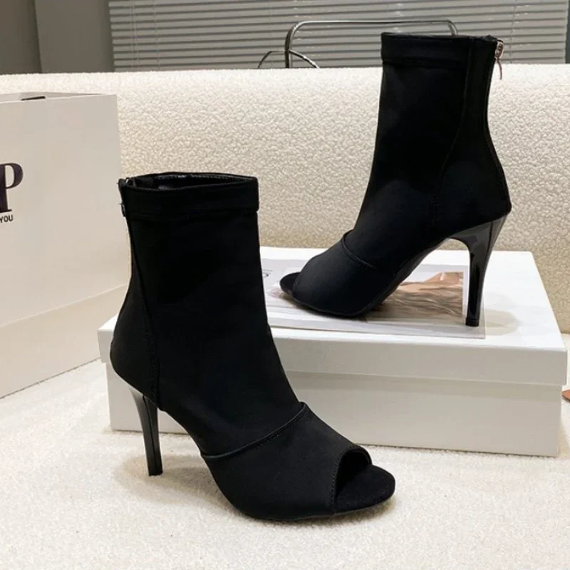 2025女性社交ラテンダンスシューズ黒ソフト底バチャータサル - Sock Boot Women のレビューと価格