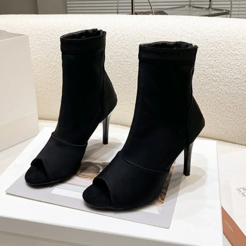2025女性社交ラテンダンスシューズ黒ソフト底バチャータサル - Sock Boot Women のレビューと価格
