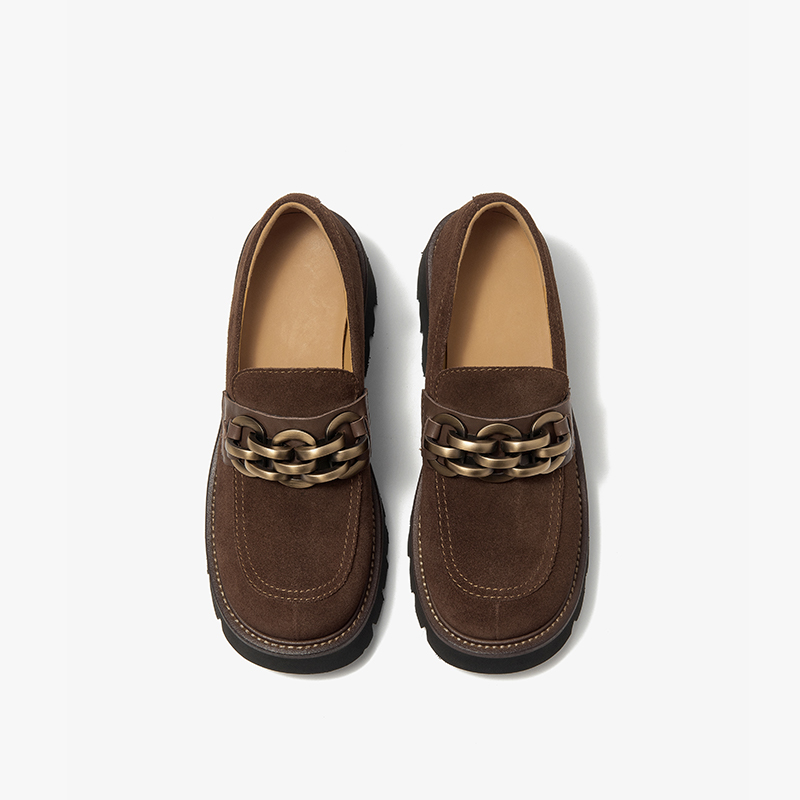 Beautzen-女性用ヴィンテージカウスエードローファー、 - Women Shoes Ysl のレビューと価格