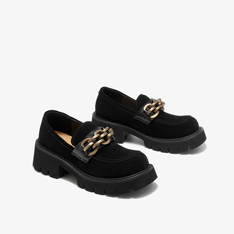 Beautzen-女性用ヴィンテージカウスエードローファー、 - Women Shoes Ysl のレビューと価格