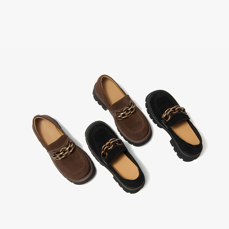 Beautzen-女性用ヴィンテージカウスエードローファー、 - Women Shoes Ysl のレビューと価格