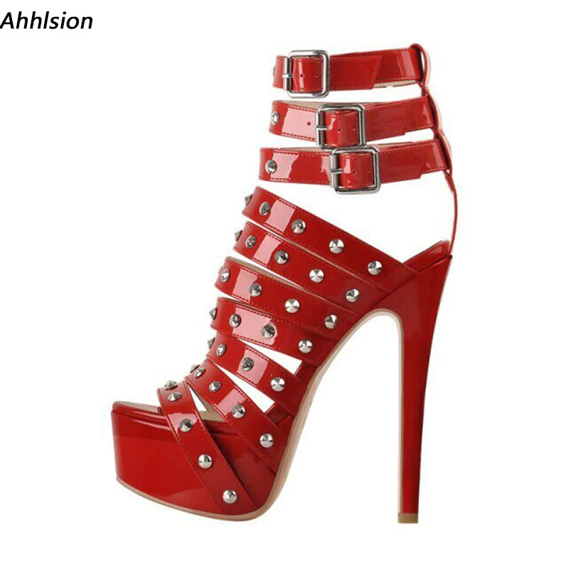 Ahhlsion 手作り女性グラディエーターサンダル薄いハイ - Women'S Shoes Yellow のレビューと価格