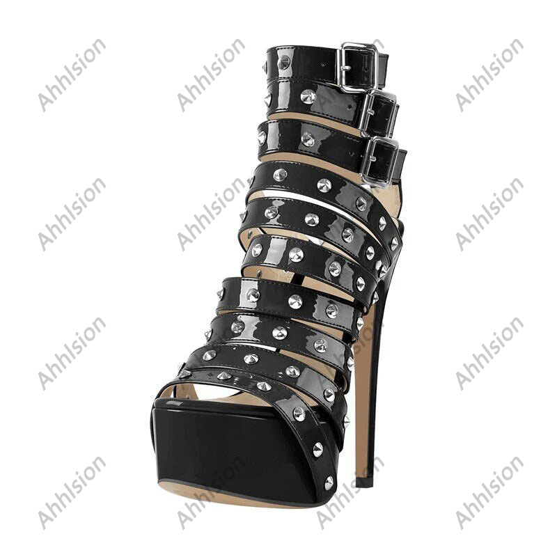 Ahhlsion 手作り女性グラディエーターサンダル薄いハイ - Women'S Shoes Yellow のレビューと価格