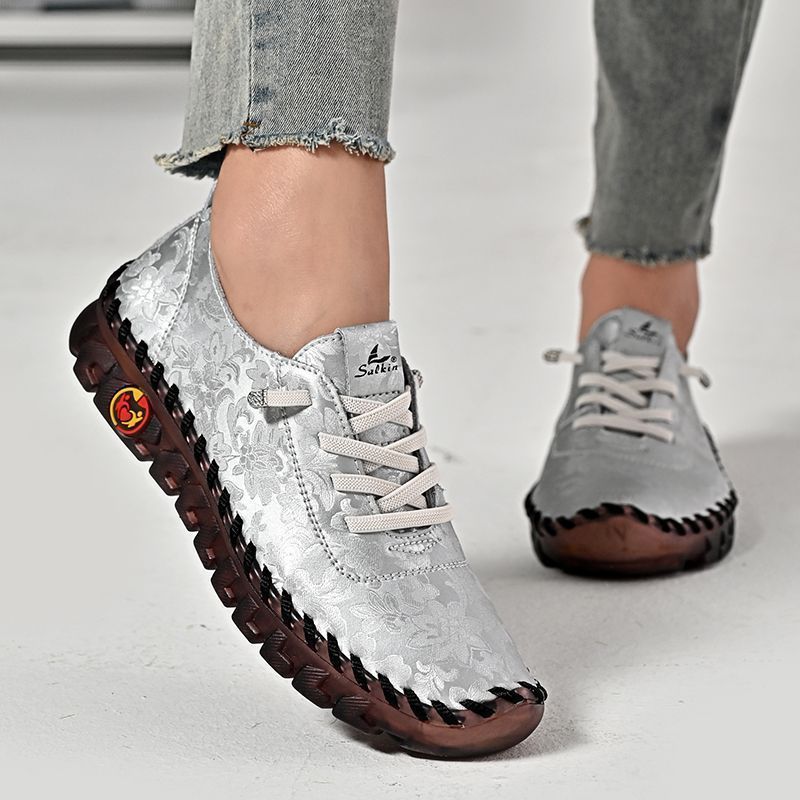 新しいユニークなオックスフォードシューズ 43 44 女性用 - Oxford Lace Up Women のレビューと価格