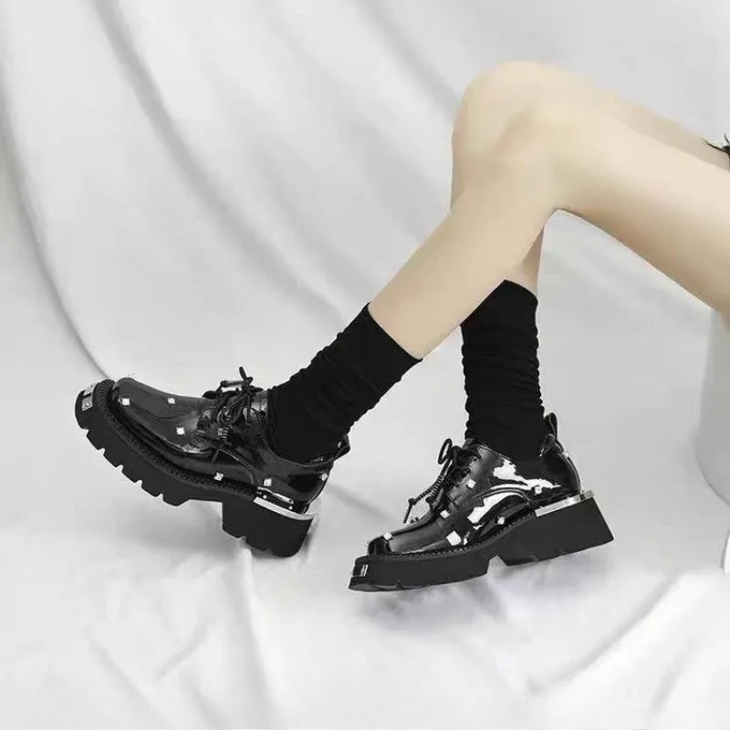 女性ローファークリスタルプラットフォーム分厚いメアリージェー - Women Shoes Sandals のレビューと価格