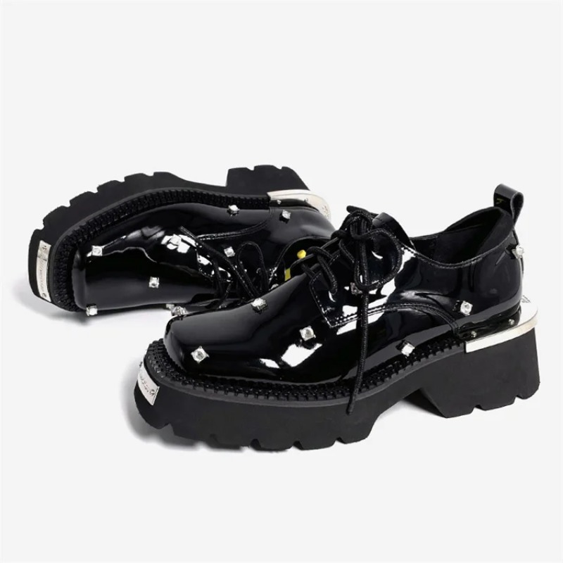 女性ローファークリスタルプラットフォーム分厚いメアリージェー - Women Shoes Sandals のレビューと価格