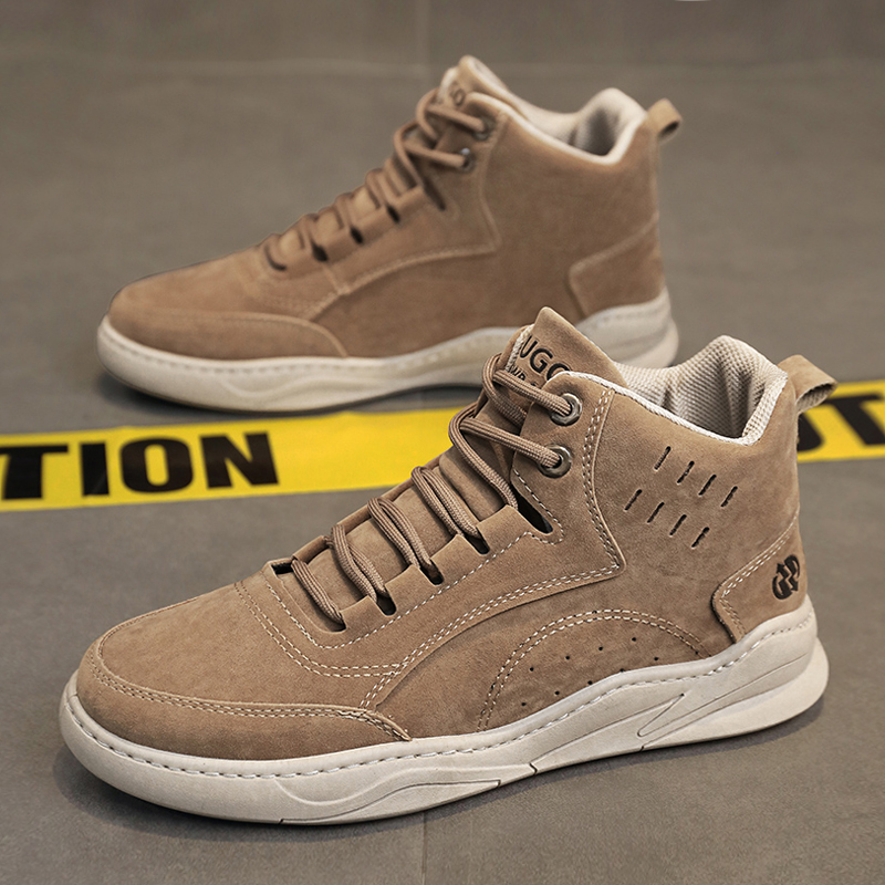 ハイカットブーツ メンズシューズ バイク用アンクルブーツ メ - Suede Ankle Boot のレビューと価格