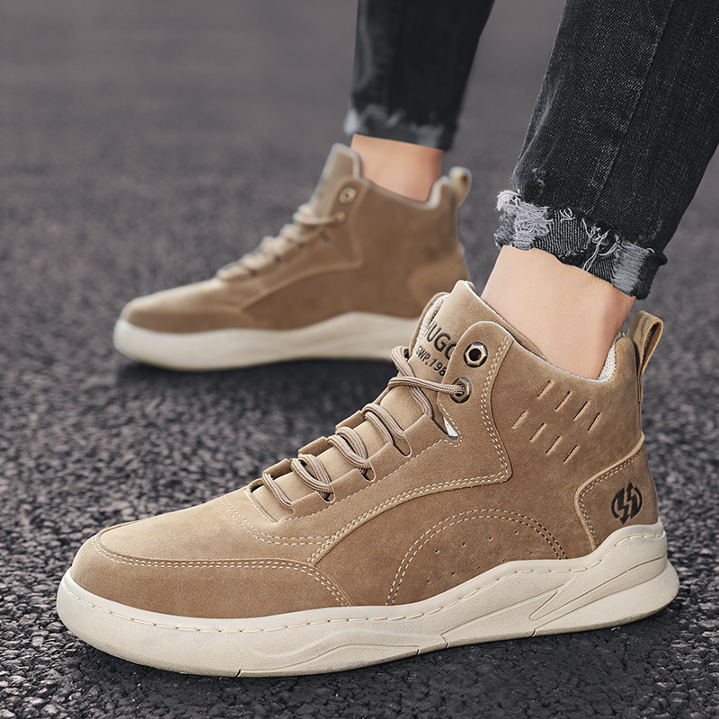 ハイカットブーツ メンズシューズ バイク用アンクルブーツ メ - Suede Ankle Boot のレビューと価格