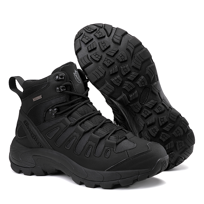 男性軍用靴防水男性軍事戦術ブーツ女性屋外ユニセックス高品質ト - Suede Ankle Boot のレビューと価格