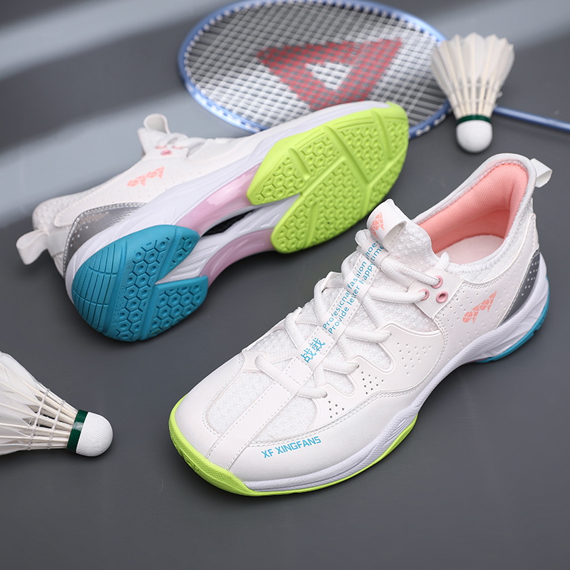 プロのバドミントンシューズ通気性のある滑り止め卓球シューズ男 - Women'S Shoes Volleyball のレビューと価格