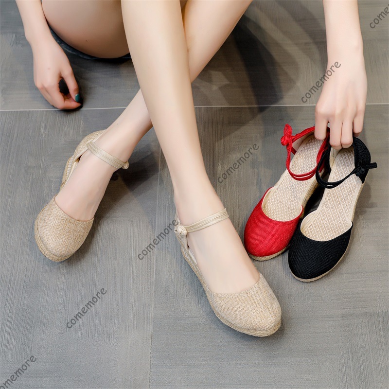 Comemore サンダルハイヒール夏の靴 2025 新しい - Espadrille Wedge Shoes のレビューと価格