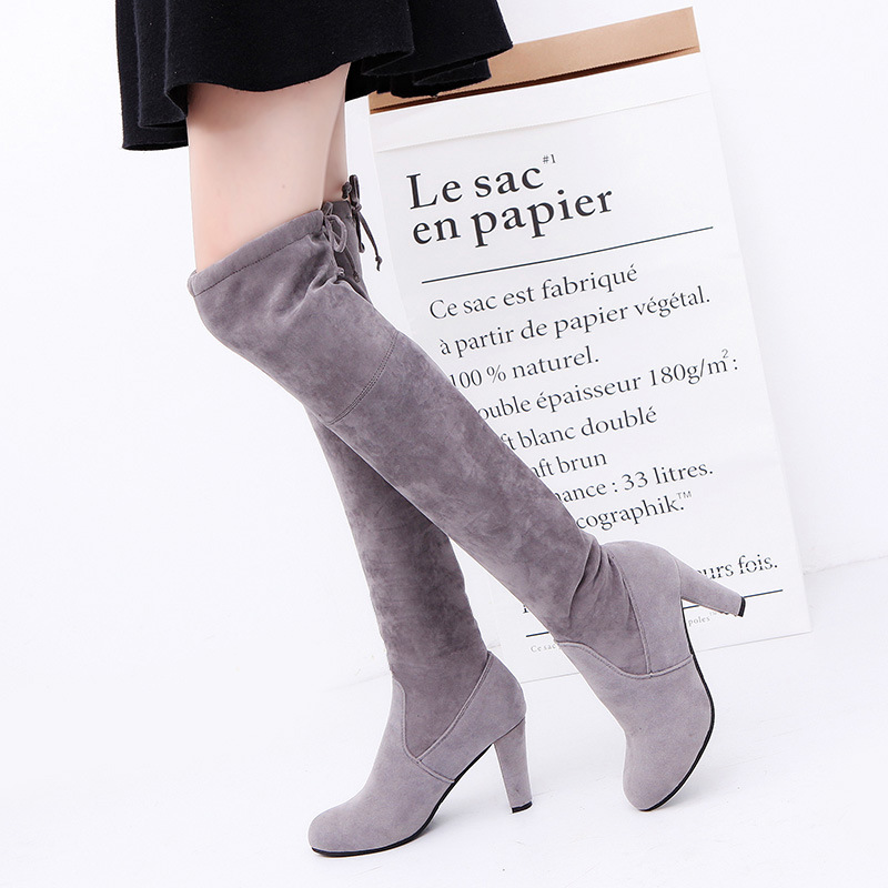 レディースストレッチニーハイブーツ、スリッポンプラットフォー - Sock Boot Women のレビューと価格