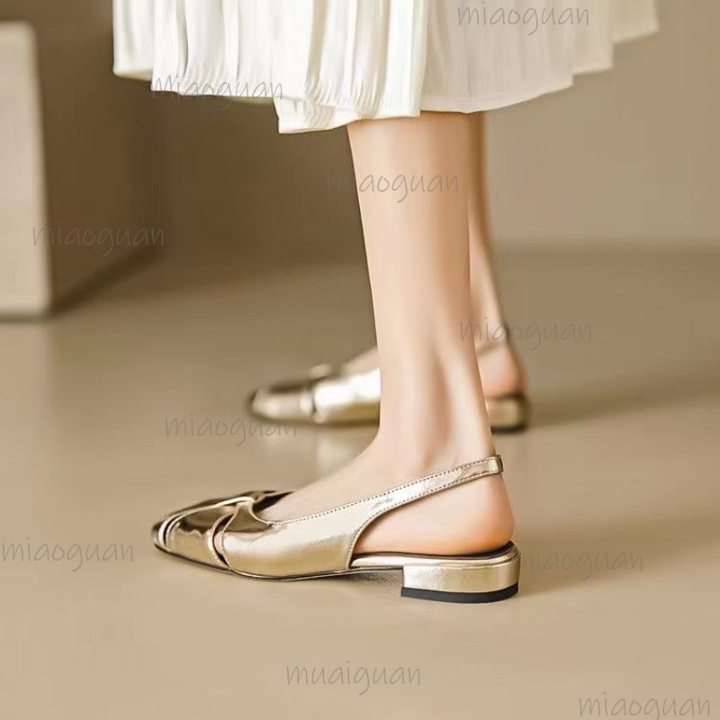 カバートゥローヒールパンプス レディース サンダル ゴールド - Women Shoes Sandals のレビューと価格