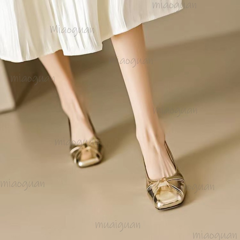 カバートゥローヒールパンプス レディース サンダル ゴールド - Women Shoes Sandals のレビューと価格