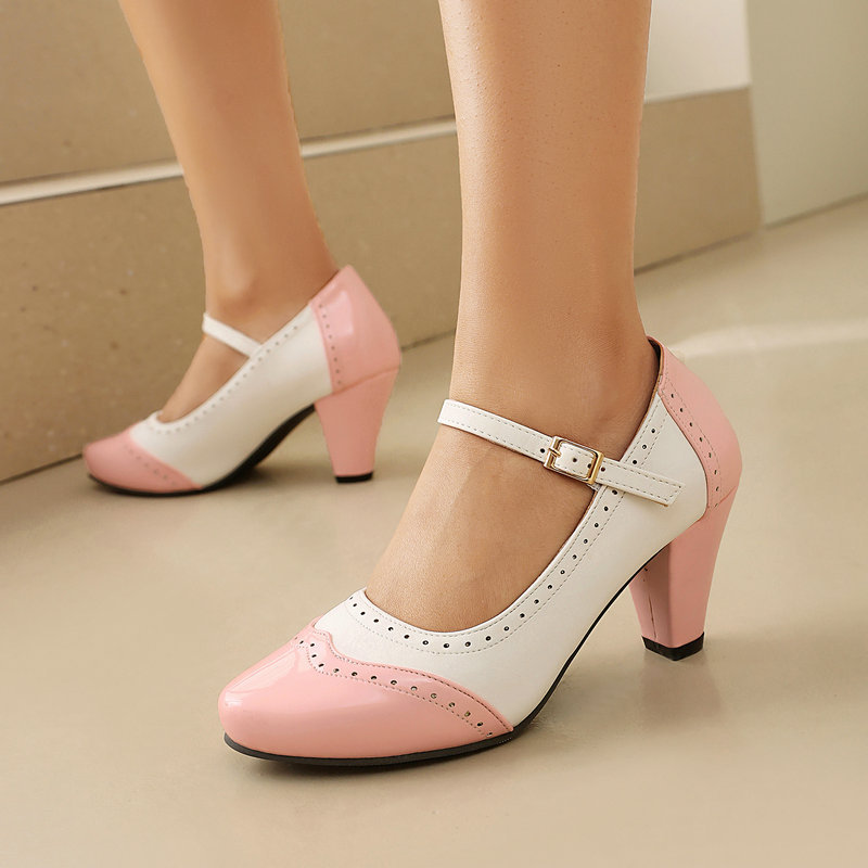メアリージェーンシューズ レディース パテントレザー ブロッ - Women'S Xti Shoes のレビューと価格