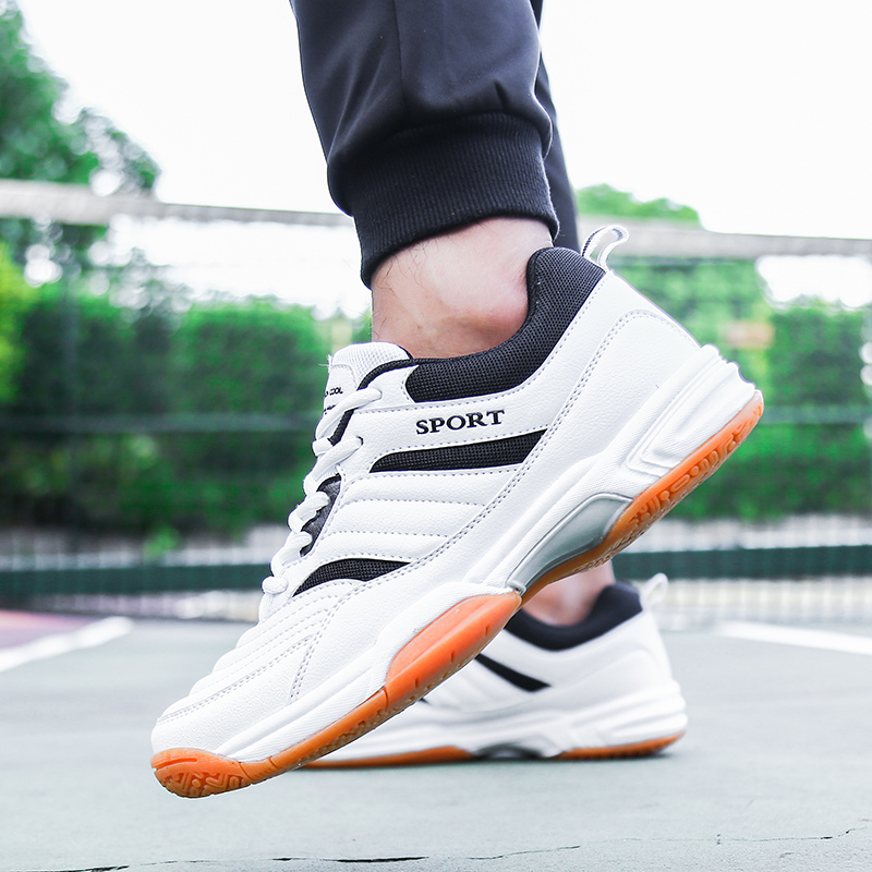 男女兼用 ローカット レースアップ 厚底 耐衝撃性 卓球 バ - Women'S Shoes Volleyball のレビューと価格