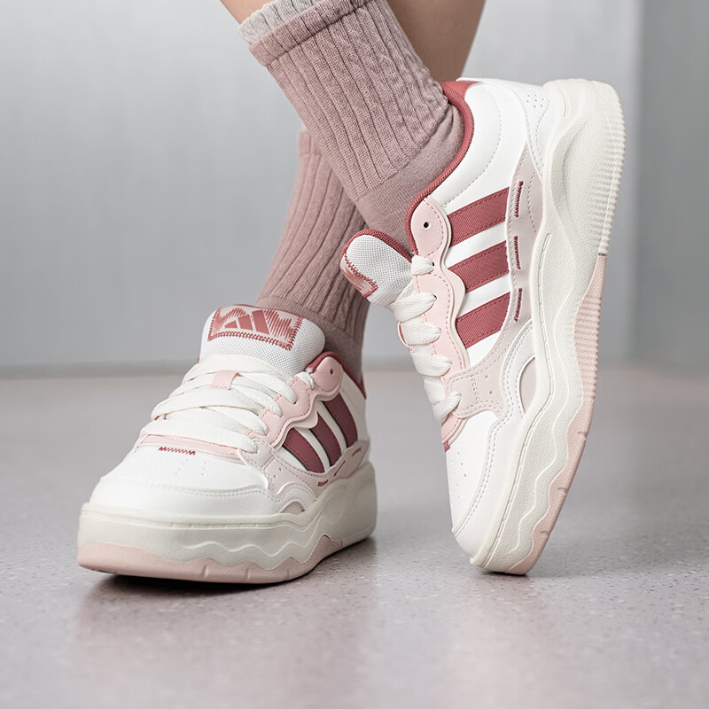 アディダス KH9028 レディース ロートップ プラットフ - Women'S Shoes Pink Adidas のレビューと価格
