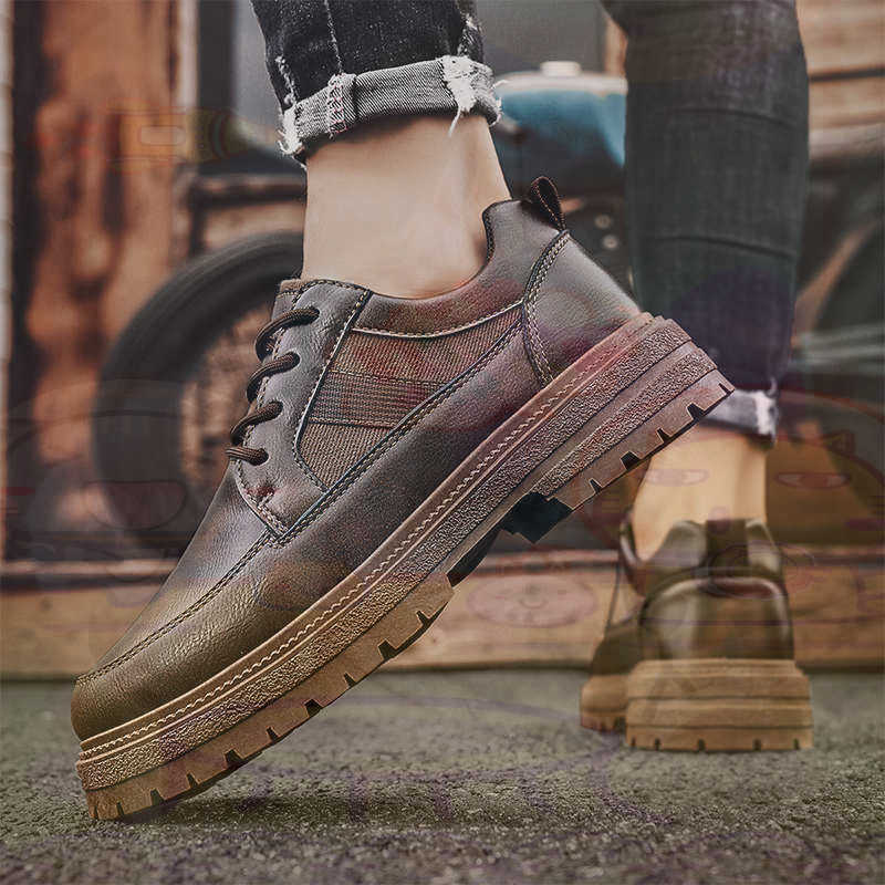 ダーク天然皮革ファッショントレーナーテニスメンズスニーカーフ - Women Shoes Brown Colour のレビューと価格