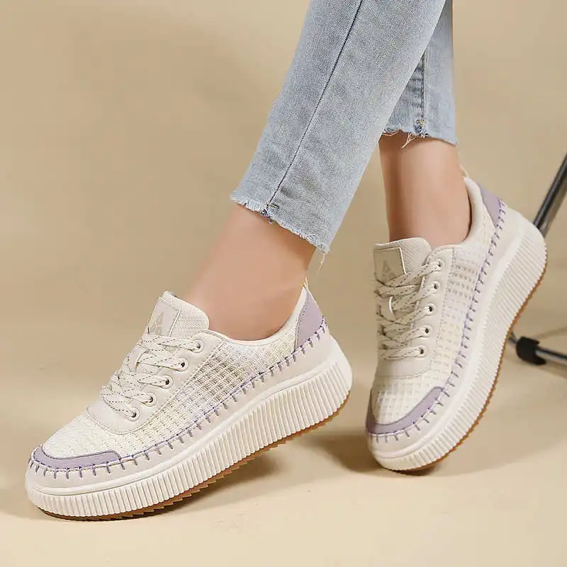 女性用スニーカー,高級ブランド,有名ブランド,秋 - Women Shoes Brown Colour のレビューと価格
