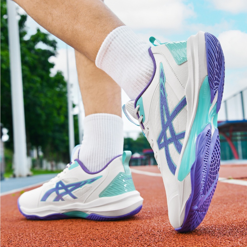 男性女性バドミントンシューズ卓球シューズバレーボールハンドボ - Women'S Shoes Volleyball のレビューと価格