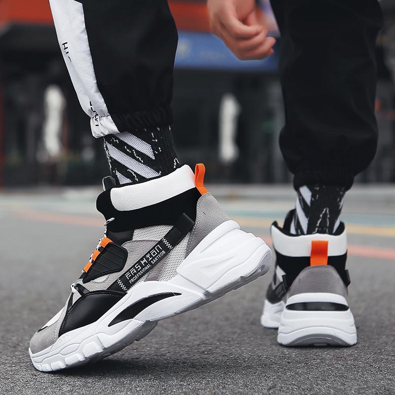 Hightop夏男性のスポーツの靴の男ランニングシューズ男性 - Ribbon Tie Heel のレビューと価格