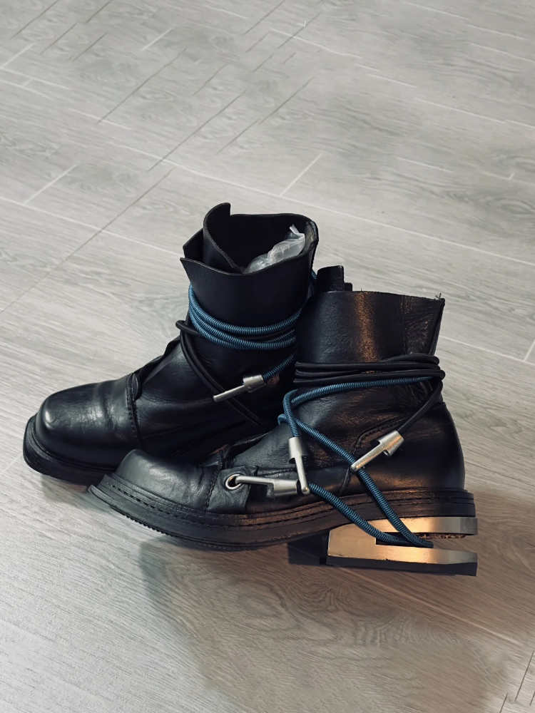 90S レトロアンクルブーツユニセックスケーブルフックレース - Women'S Shoes In The 90S のレビューと価格
