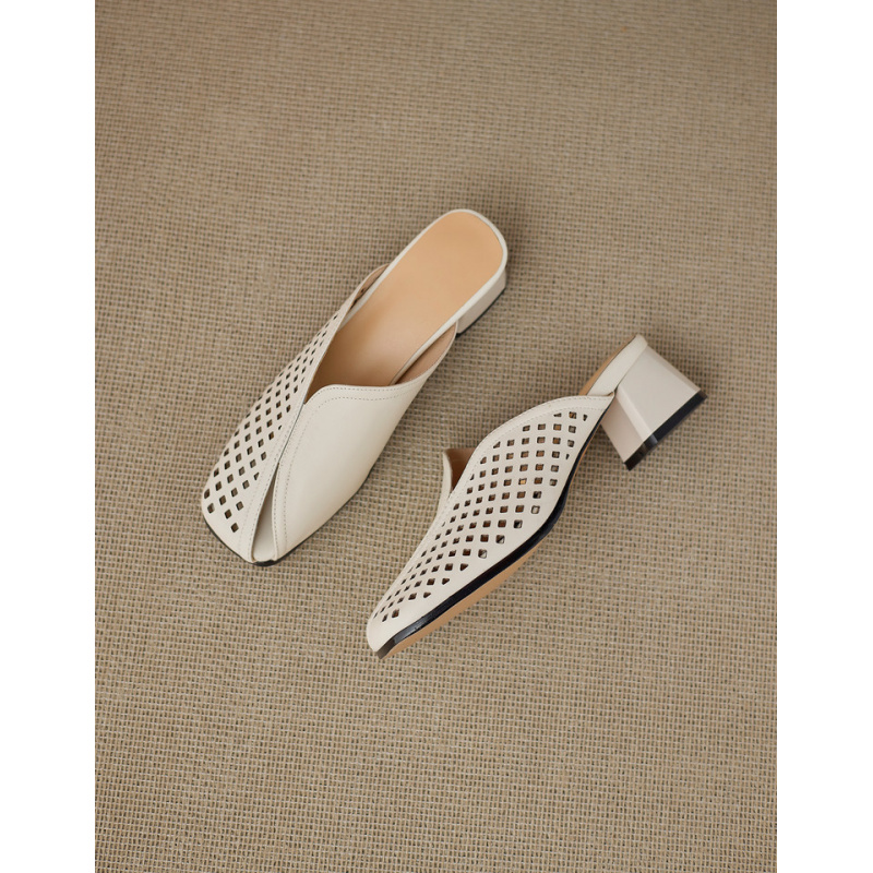 ヒールスリッパ 厚いヒール スリッポン 大きいサイズ 女性用 - Women'S Shoes In Wide Width のレビューと価格