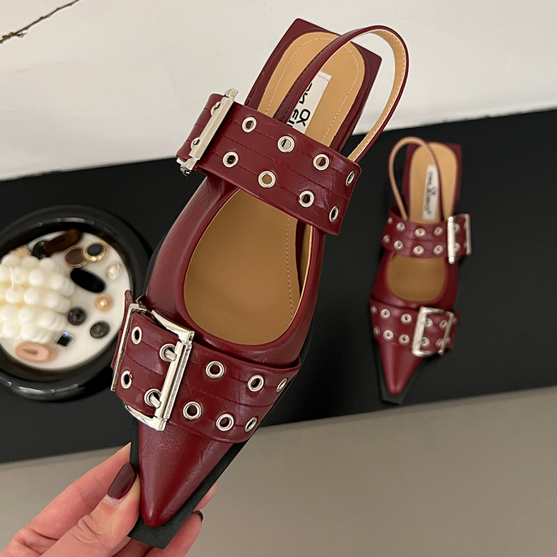 女性用フラットシューズ 2026 デザイナー高級バックルファ - Women Shoes Ysl のレビューと価格