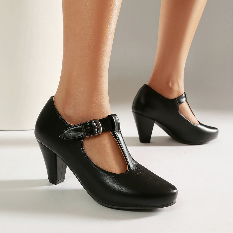 レディース T ストラップ メリー ジェーン シューズ ブロ - Women'S Xti Shoes のレビューと価格