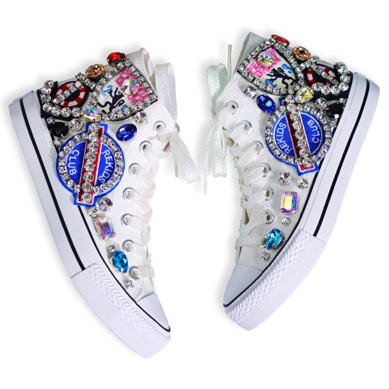 女性用キャンバスシューズ,手作りスニーカー,フラットソール, - Women Shoes Ysl のレビューと価格