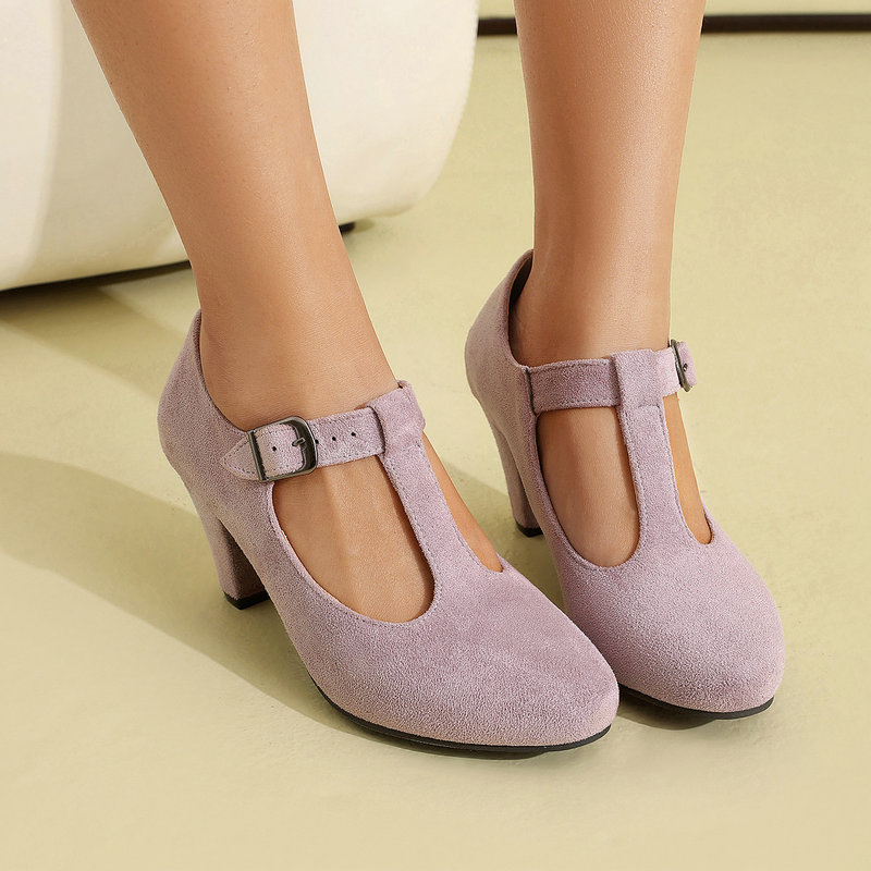 T ストラップ メリージェーン シューズ女性フェイクスエード - Women'S Xti Shoes のレビューと価格