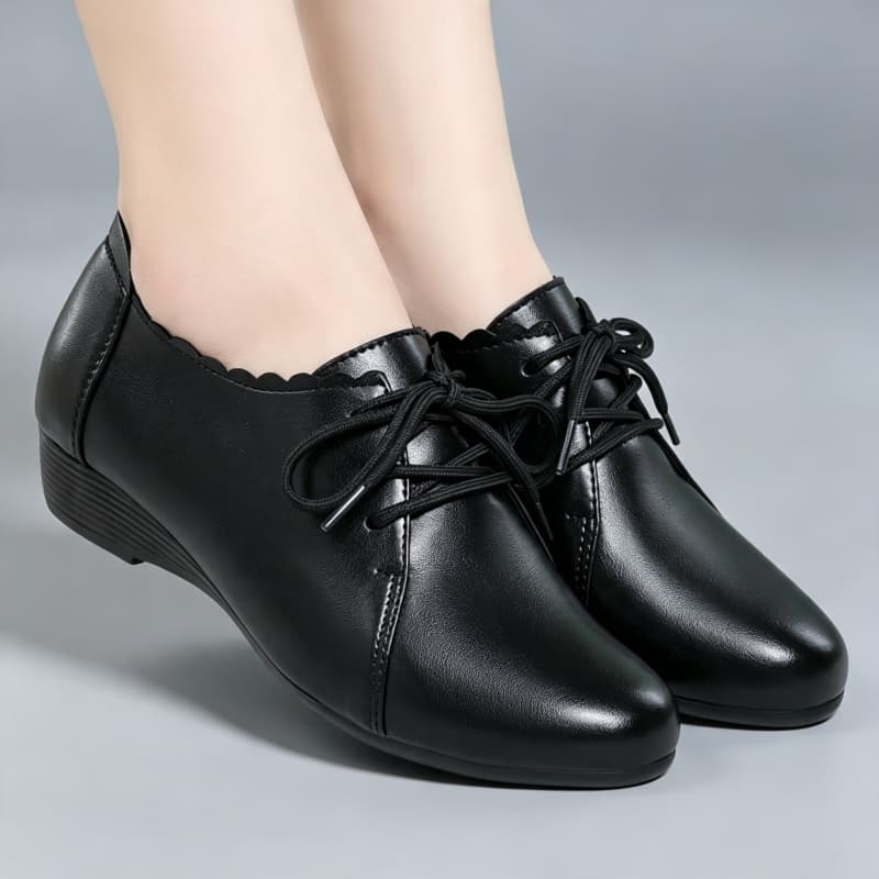 プラスサイズ 35-43 オールマッチ 快適なオックスフォー - Oxford Lace Up Women のレビューと価格