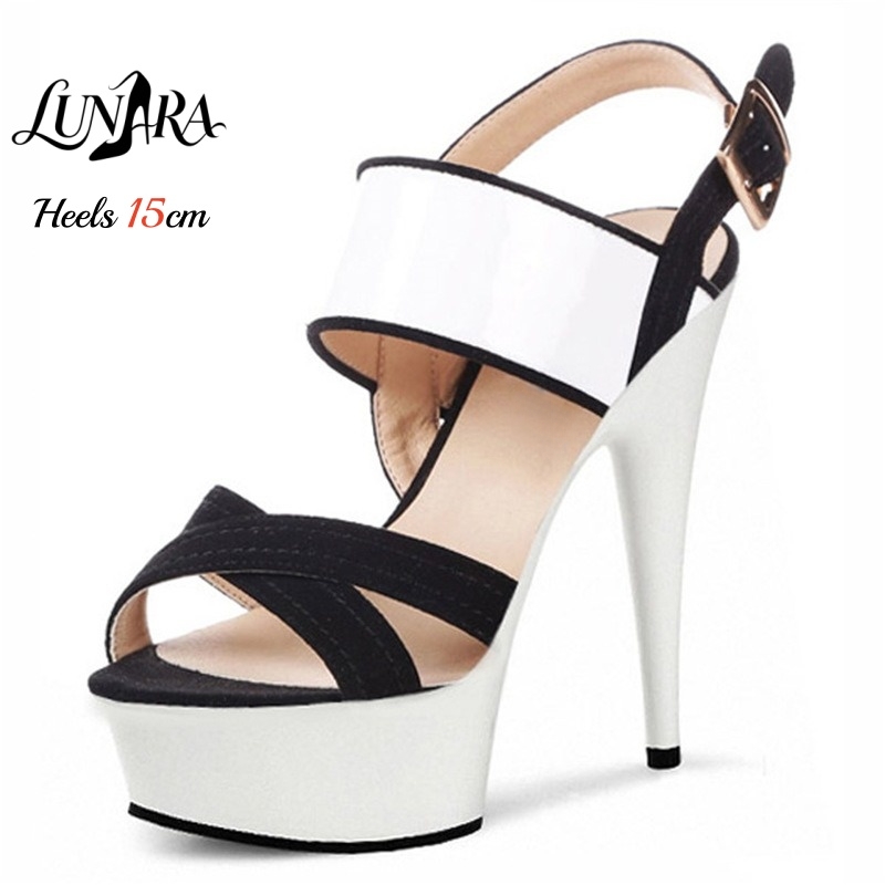 15cm/6インチ クリアプラットフォーム スティレットサン - Platform Mule Heel のレビューと価格