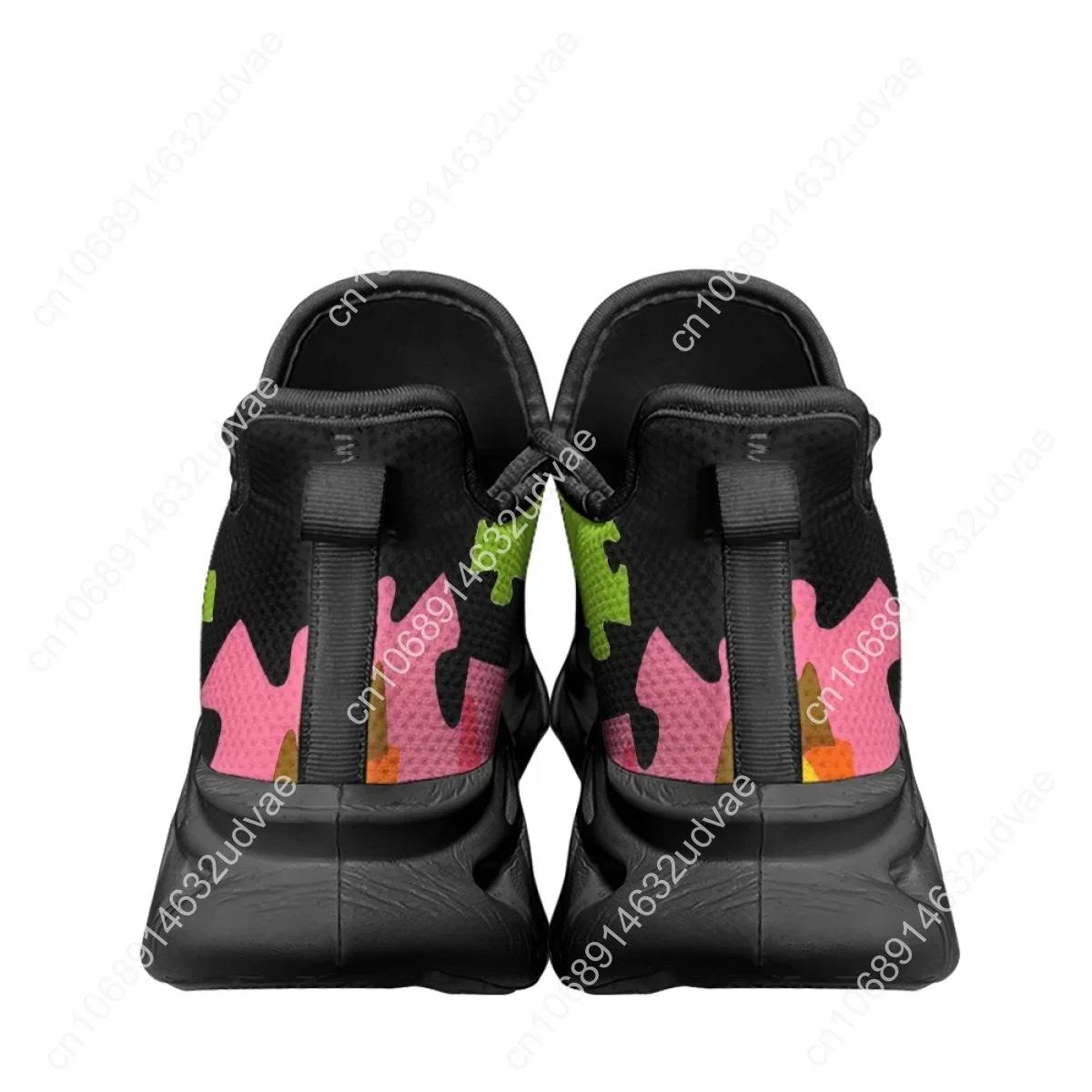 自閉症啓発スポーツランニングシューズカラーパズル耐久性のある - Women Shoes Running のレビューと価格