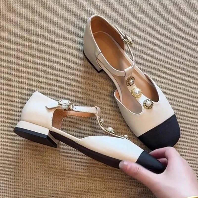 女性スクエアトゥヒールサンダル夏の靴ファッション新人デザイナ - Women Shoes Sandals のレビューと価格
