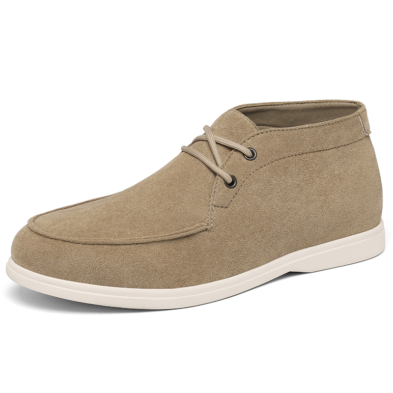 クラシックな英国スタイルのスエードレザーチャッカブーツ（メン - Suede Ankle Boot のレビューと価格