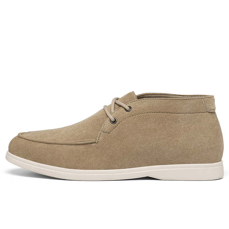 クラシックな英国スタイルのスエードレザーチャッカブーツ（メン - Suede Ankle Boot のレビューと価格