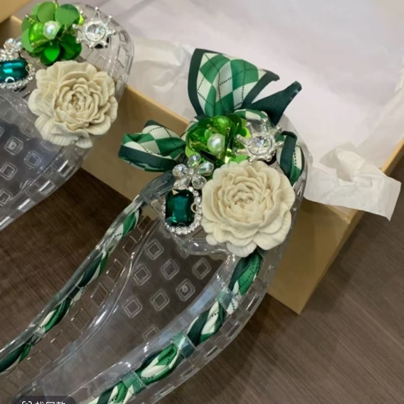 新しいスタイルのスクエアトゥオープントゥサンダル、フラットソ - Women Shoes Sandals のレビューと価格