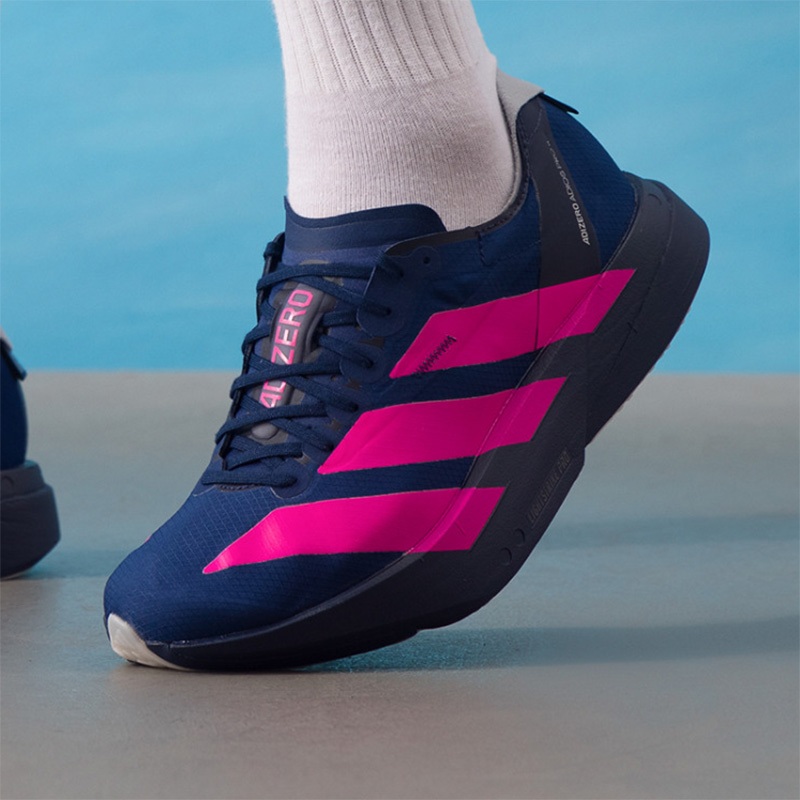 アディダス アディゼロ ネイビー ピンク レーシング ランニ - Women'S Shoes Pink Adidas のレビューと価格