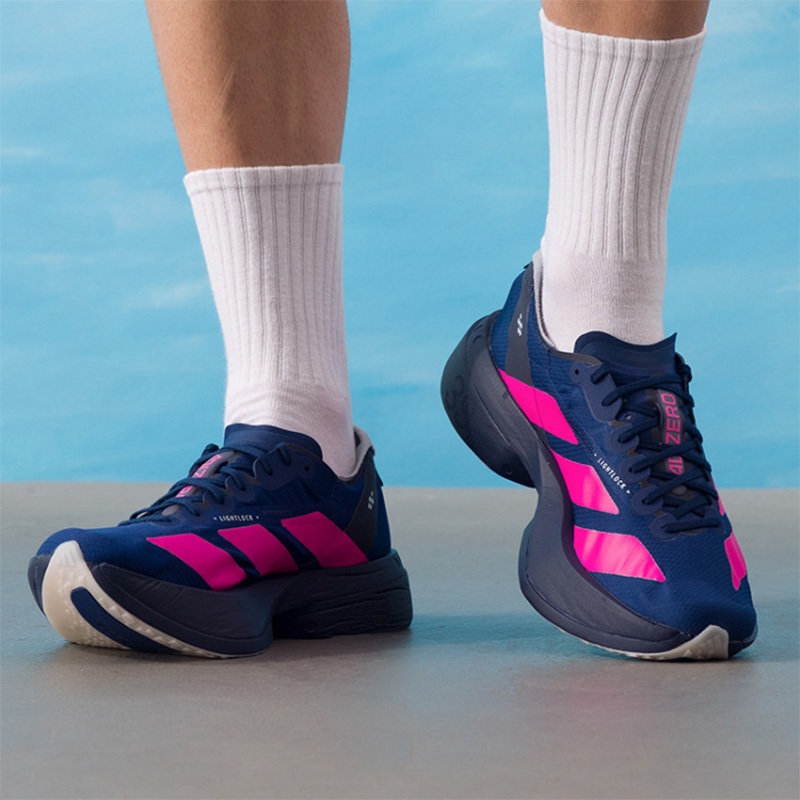 アディダス アディゼロ ネイビー ピンク レーシング ランニ - Women'S Shoes Pink Adidas のレビューと価格