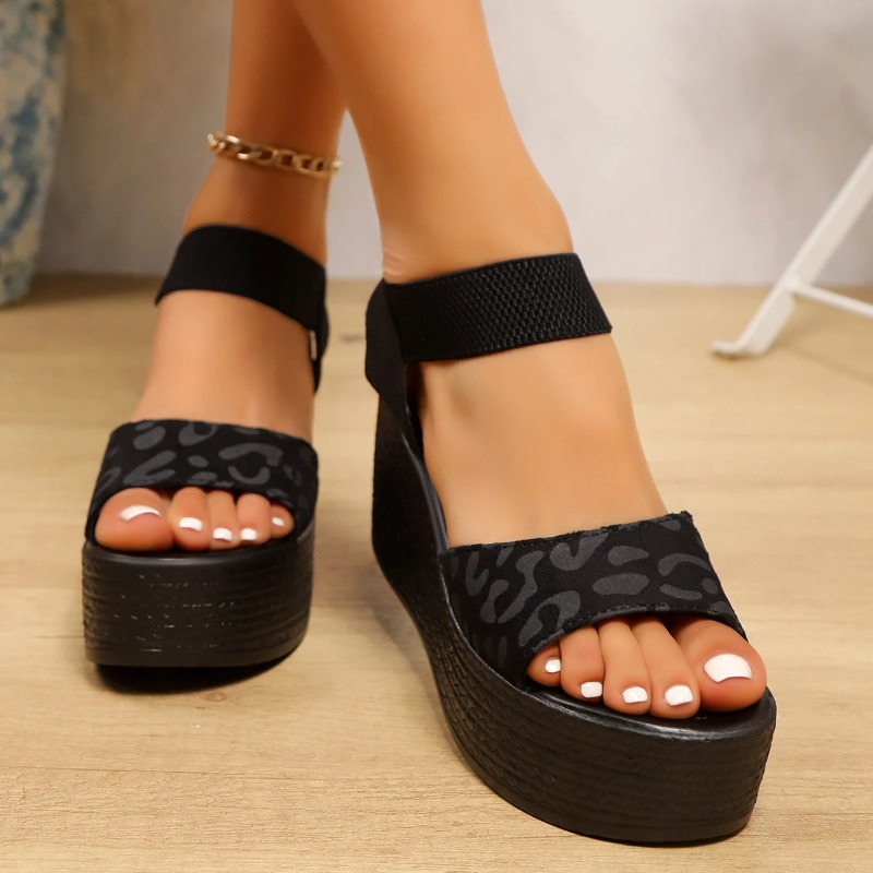 プラットフォームサンダル レディース 厚底 サマーシューズ  - Espadrille Wedge Shoes のレビューと価格