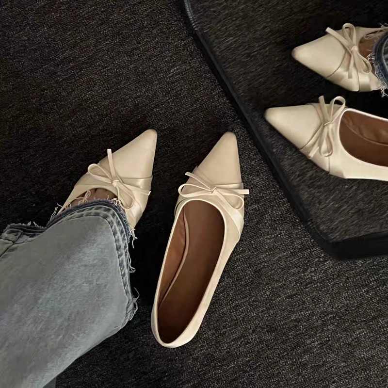 夏の新作シフォンファッション、甘いリボン付きカジュアルフラッ - Women Shoes Sandals のレビューと価格