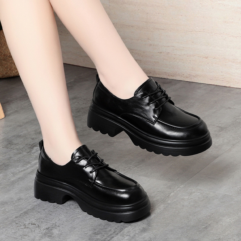 5cm ヴィンテージ風 ディープマウス ソフトレザー オック - Oxford Lace Up Women のレビューと価格