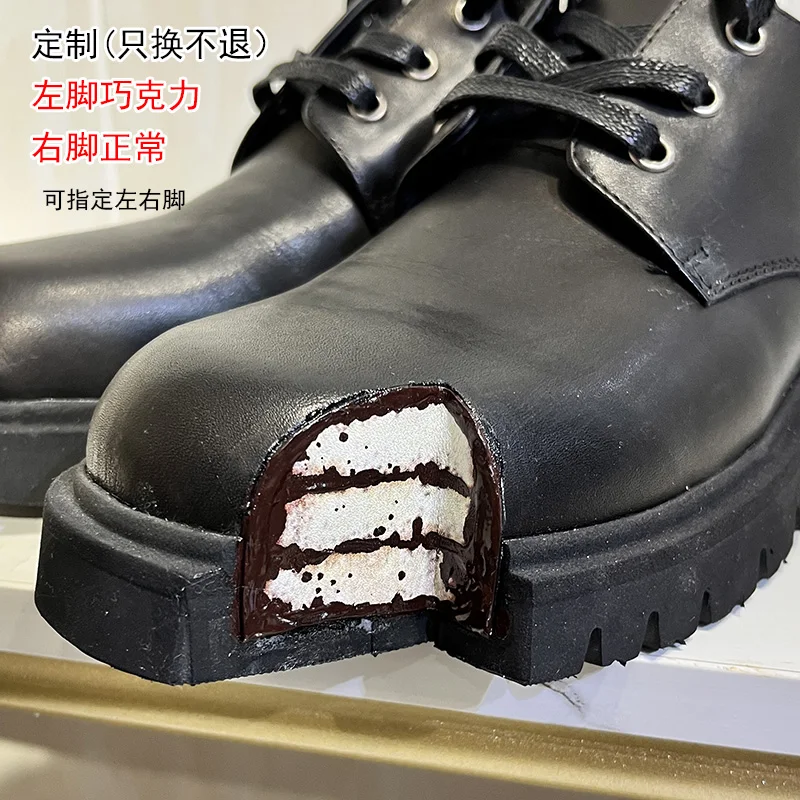 ケーキ厚底ダービーシューズ ブラックレザーシューズ 2026 - Oxford Lace Up Women のレビューと価格